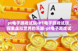 pt电子游戏试玩-PT电子游戏试玩，探索虚拟世界的乐趣-pt电子游戏试玩