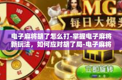 电子麻将胡了怎么打-掌握电子麻将新玩法，如何应对胡了局-电子麻将胡了怎么打